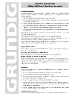 Preview for 42 page of Grundig Music 80 LW Manual