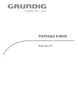 Предварительный просмотр 1 страницы Grundig Music Boy 70 User Manual