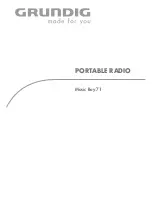 Предварительный просмотр 1 страницы Grundig Music Boy 71 User Manual