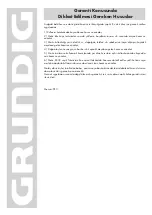 Preview for 142 page of Grundig MUSIC DG 8000 DAB+ Manual