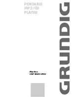 Grundig Mystixx CDP 9400 SPCD User Manual preview