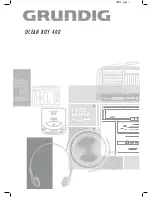 Grundig OCEAN BOY 400 Operating Instructions Manual предпросмотр