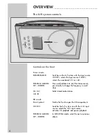 Предварительный просмотр 4 страницы Grundig Ovation CDS 6580 A SPCD User Manual