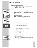 Preview for 19 page of Grundig PlanaVision 42 PW 110-8510 TOP User Manual