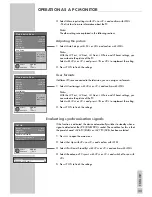 Предварительный просмотр 25 страницы Grundig PlanaVision 42 PW 110-8510 TOP User Manual