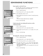 Preview for 20 page of Grundig PlanaVision 42 PXW 110-8620 Dolby User Manual