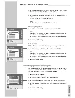 Preview for 25 page of Grundig PlanaVision 42 PXW 110-8620 Dolby User Manual