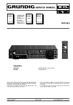 Preview for 1 page of Grundig RC 400 Service Manual