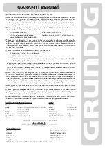 Предварительный просмотр 161 страницы Grundig RCD 1445 USB Manual