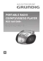 Grundig RCD 1460 DAB+ Manual предпросмотр