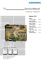 Grundig Rome Flat MFW 82-7510/8 Dolby Service Manual preview