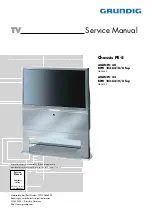 Предварительный просмотр 1 страницы Grundig RP 102-6410/8 Top Service Manual