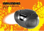 Grundig RR 300 CD Manual предпросмотр