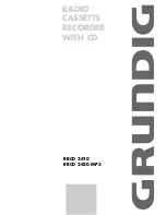 Предварительный просмотр 1 страницы Grundig RRCD 2410 User Manual