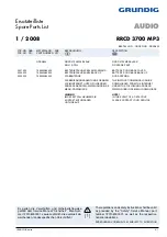 Предварительный просмотр 17 страницы Grundig RRCD 3700 MP3 Service Document