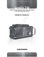 Grundig SATELLIT 750 Owner'S Manual предпросмотр