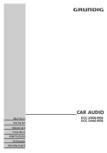 Grundig SCC 3400 RDS Manual preview