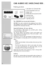 Предварительный просмотр 5 страницы Grundig SCC 3400 RDS Manual