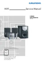 Grundig Scenos UMS 4400 DVD Service Manual preview