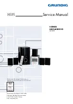 Grundig Scenos UMS 6400 DVD Service Manual предпросмотр