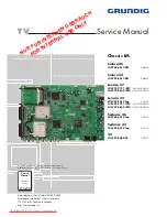 Grundig Sedance 32 Service Manual предпросмотр