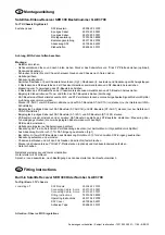 Grundig SER 300 Fitting Instructions предпросмотр