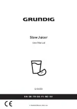 Grundig SJ 8650 User Manual preview
