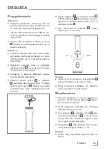 Предварительный просмотр 61 страницы Grundig SM 3630 Instruction Manual