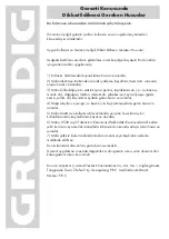 Предварительный просмотр 32 страницы Grundig SM 7680 MBC User Manual