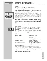 Предварительный просмотр 2 страницы Grundig Sonoclock 53 SC 5303 DCF User Manual