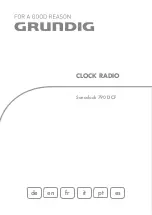 Grundig Sonoclock 790 DCF Manual preview