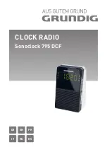 Grundig Sonoclock 795 DCF Safety And Set-Up preview