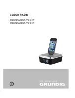 Grundig SONOCLOCK 930 IP Manual предпросмотр