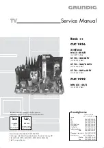 Предварительный просмотр 1 страницы Grundig ST70-250 IDTV Service Manual