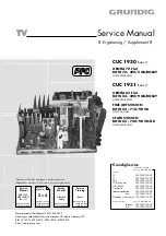 Grundig STATUS VISION MFW 82-720/9 DVD/GB Service Manual preview