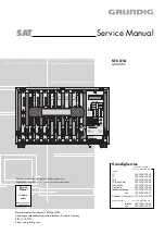 Grundig STC 316 Service Manual preview