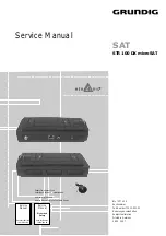 Предварительный просмотр 1 страницы Grundig STR 100 DX microSAT Service Manual