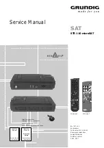 Grundig STR 110 microSAT Service Manual preview