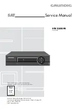 Предварительный просмотр 1 страницы Grundig STR 2300 FR Service Manual