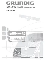 Предварительный просмотр 1 страницы Grundig STR 400 AP Instruction Manual