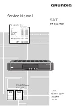 Предварительный просмотр 1 страницы Grundig STR 6122 TWIN Service Manual