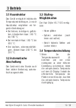 Preview for 15 page of Grundig Straight & Curls HS 7130 User Manual