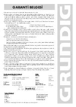 Preview for 24 page of Grundig SWM 2940 Instruction Manual