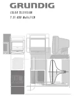 Preview for 1 page of Grundig T 51-830 Multi/ICN User Manual