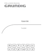 Grundig TA 4060 (German) Handbuch preview