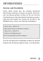 Preview for 19 page of Grundig TB 8730 User Manual