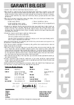 Preview for 49 page of Grundig TB 8730 User Manual