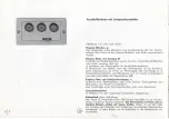 Preview for 8 page of Grundig TK 14 Operating Instructions Manual