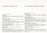 Предварительный просмотр 9 страницы Grundig TK 14 Operating Instructions Manual