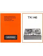 Preview for 1 page of Grundig TK 146 Operating Instructions Manual